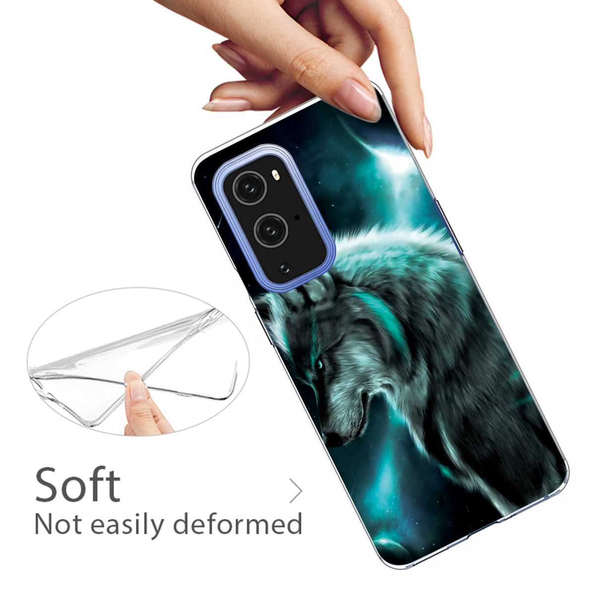 Pattern Printing Flexible TPU Cover Case for OnePlus 9 Pro