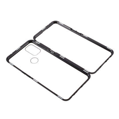 All-Inclusive Design Magnetic Metal Lock Installation + Double Side Tempered Glass Case for OnePlus Nord N10 5G