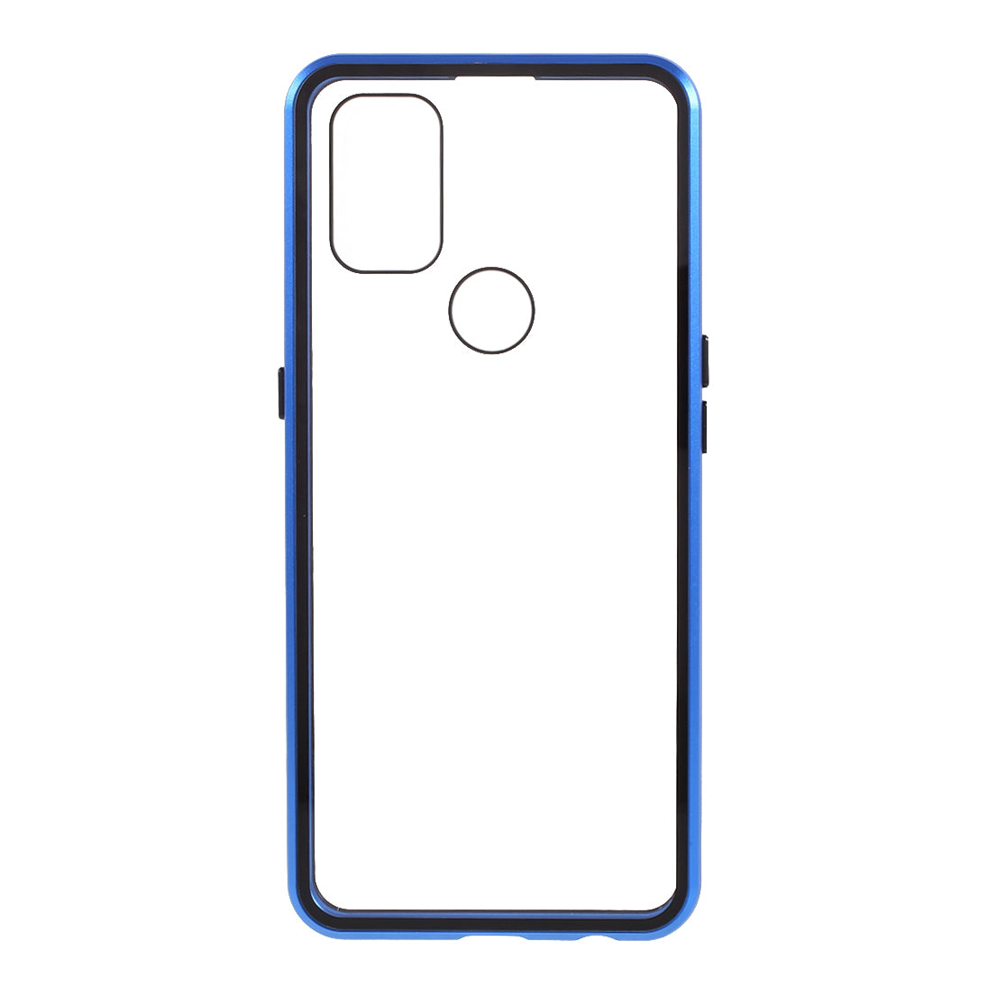 All-Inclusive Design Magnetic Metal Lock Installation + Double Side Tempered Glass Case for OnePlus Nord N10 5G