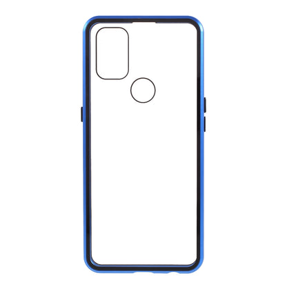 All-Inclusive Design Magnetic Metal Lock Installation + Double Side Tempered Glass Case for OnePlus Nord N10 5G