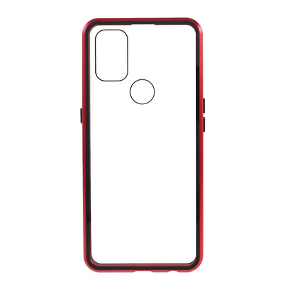 All-Inclusive Design Magnetic Metal Lock Installation + Double Side Tempered Glass Case for OnePlus Nord N10 5G