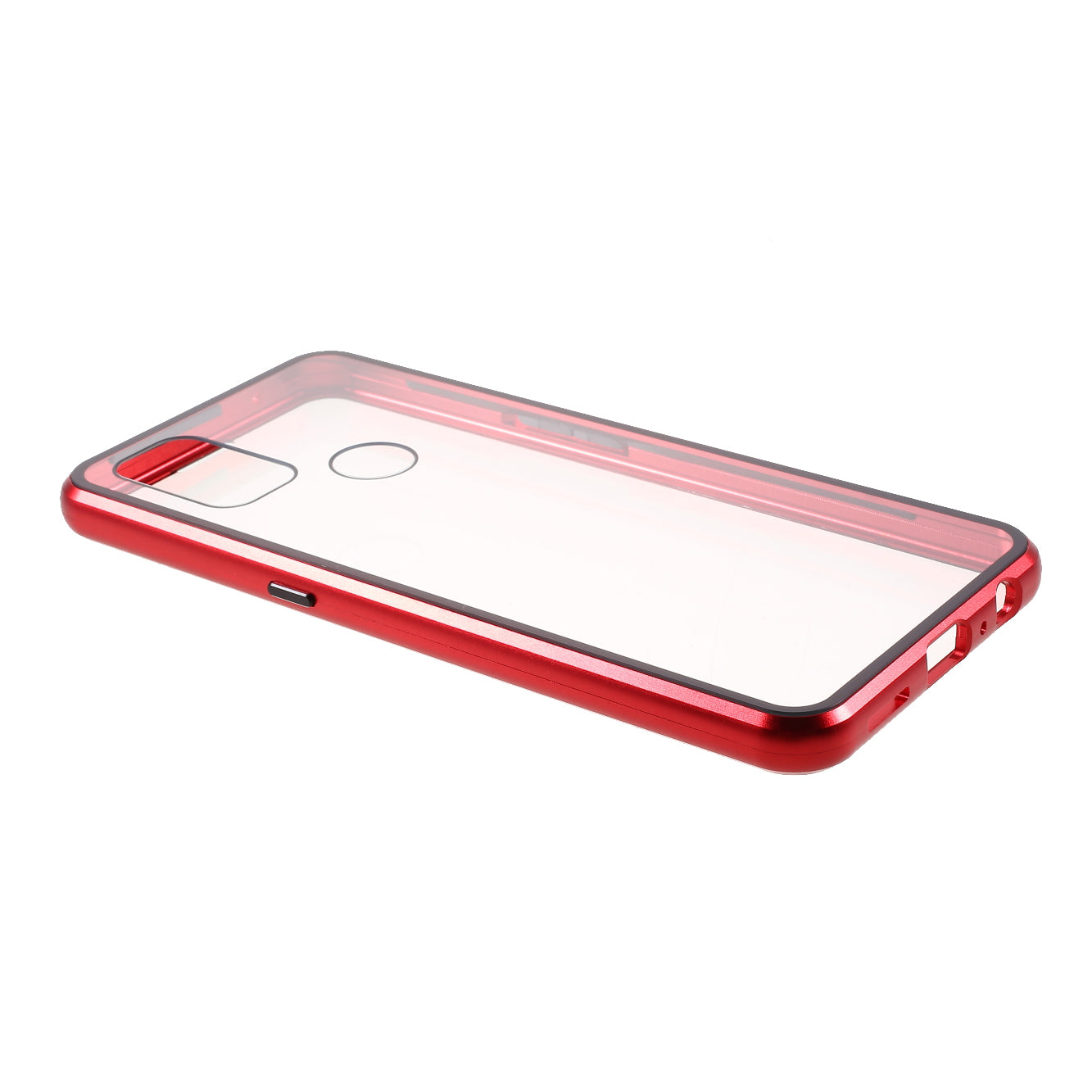 All-Inclusive Design Magnetic Metal Lock Installation + Double Side Tempered Glass Case for OnePlus Nord N10 5G