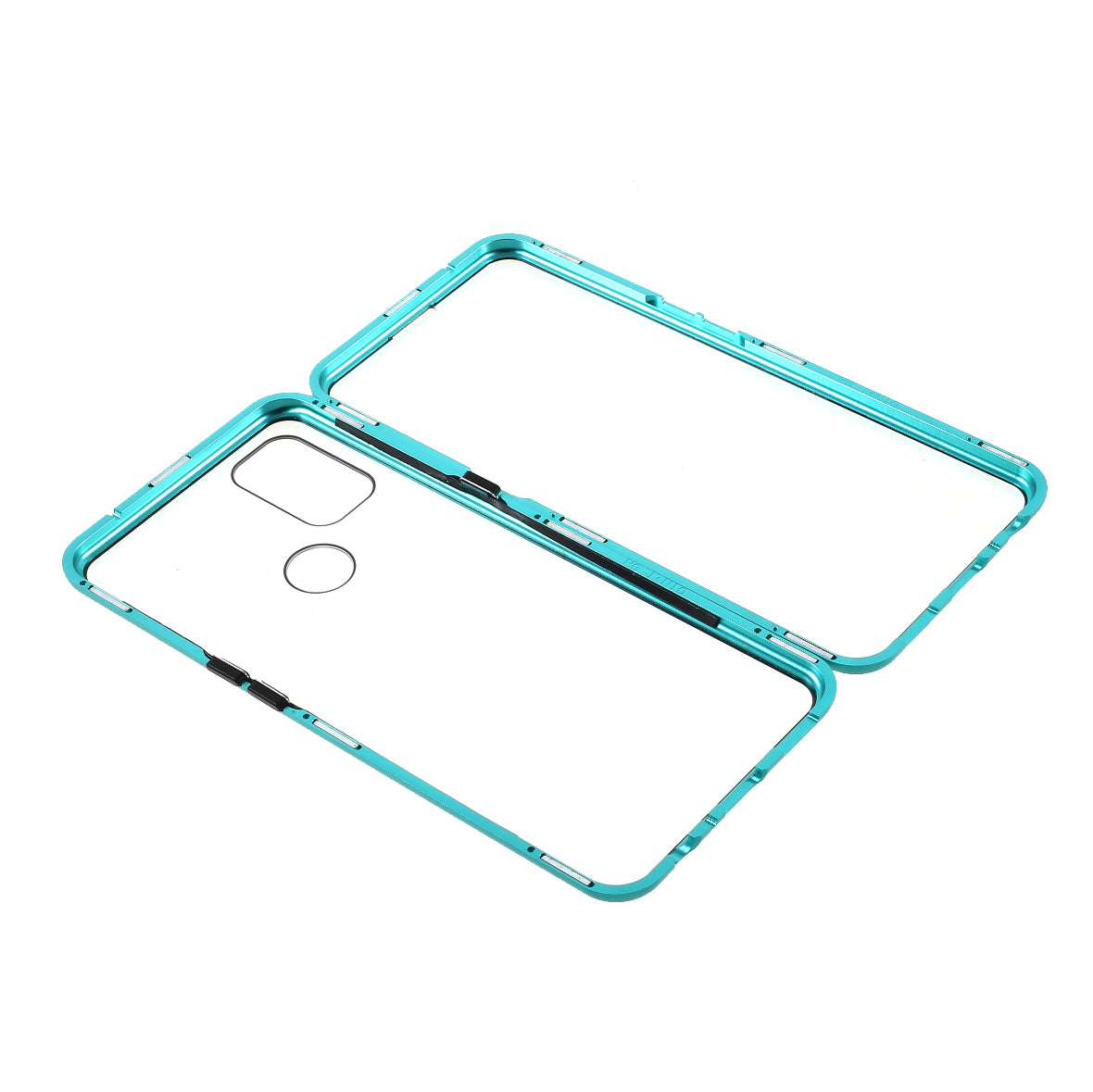 All-Inclusive Design Magnetic Metal Lock Installation + Double Side Tempered Glass Case for OnePlus Nord N10 5G