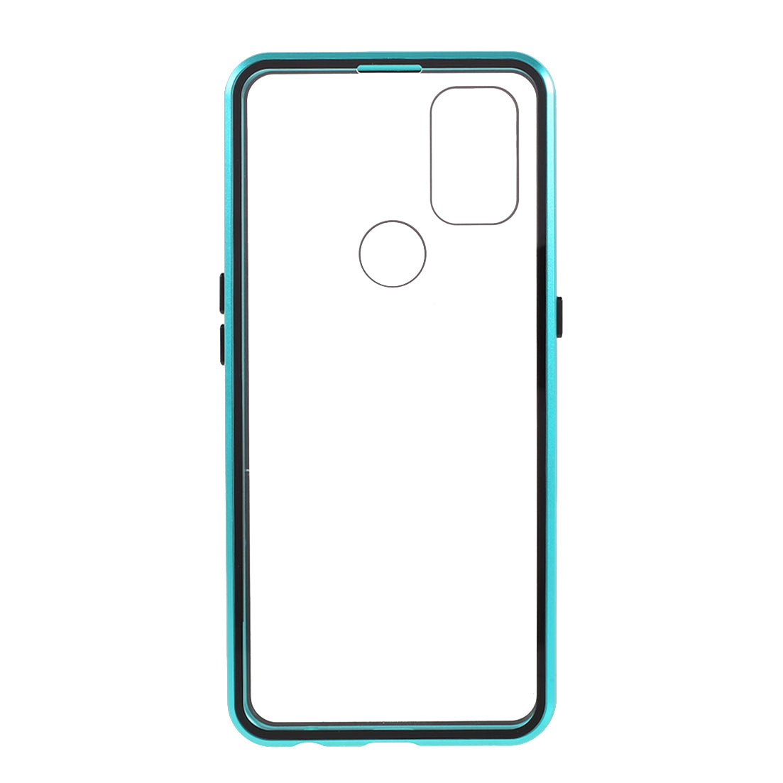 All-Inclusive Design Magnetic Metal Lock Installation + Double Side Tempered Glass Case for OnePlus Nord N10 5G