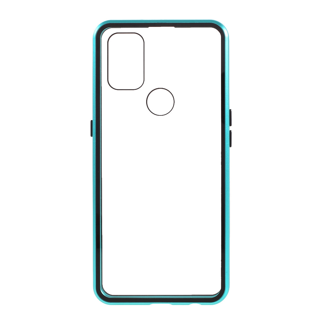 All-Inclusive Design Magnetic Metal Lock Installation + Double Side Tempered Glass Case for OnePlus Nord N10 5G