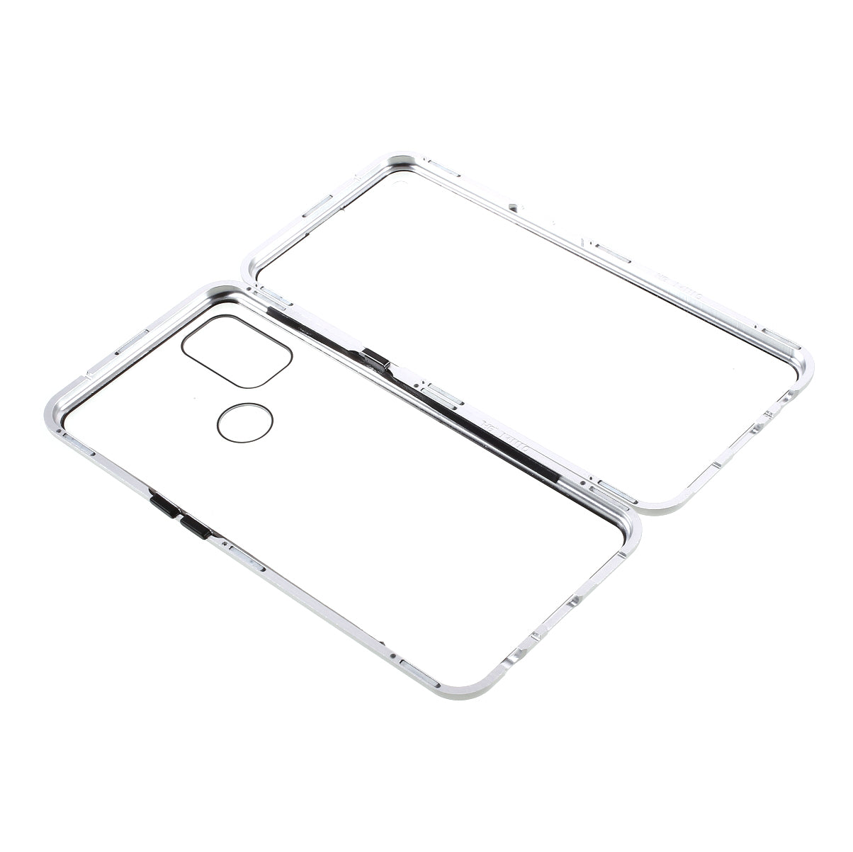 All-Inclusive Design Magnetic Metal Lock Installation + Double Side Tempered Glass Case for OnePlus Nord N10 5G