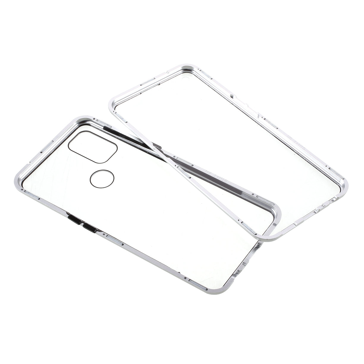 All-Inclusive Design Magnetic Metal Lock Installation + Double Side Tempered Glass Case for OnePlus Nord N10 5G