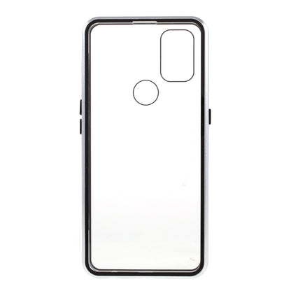 All-Inclusive Design Magnetic Metal Lock Installation + Double Side Tempered Glass Case for OnePlus Nord N10 5G