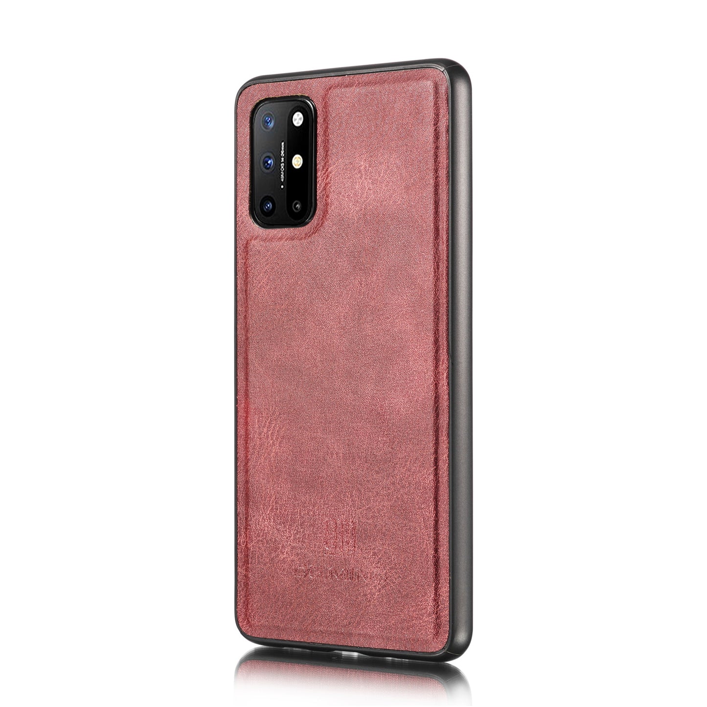 DG.MING Wallet Split Leather Cover Detachable 2-in-1 PC Back Case for OnePlus 8T