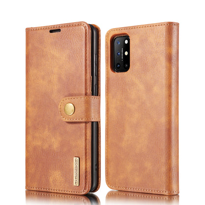 DG.MING Wallet Split Leather Cover Detachable 2-in-1 PC Back Case for OnePlus 8T