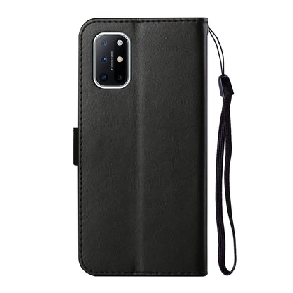 Solid Color Leather Protective Shell Stand Wallet Magnetic Closure Flip Case for OnePlus 8T