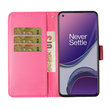 Solid Color Leather Protective Shell Stand Wallet Magnetic Closure Flip Case for OnePlus 8T