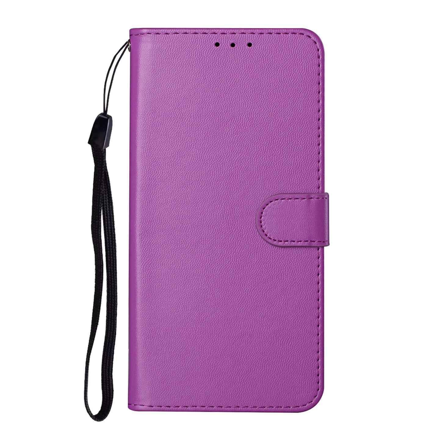 Solid Color Leather Protective Shell Stand Wallet Magnetic Closure Flip Case for OnePlus 8T