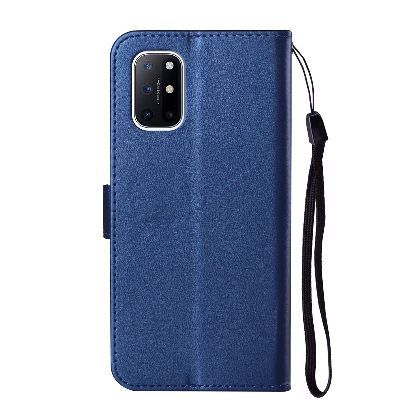 Solid Color Leather Protective Shell Stand Wallet Magnetic Closure Flip Case for OnePlus 8T