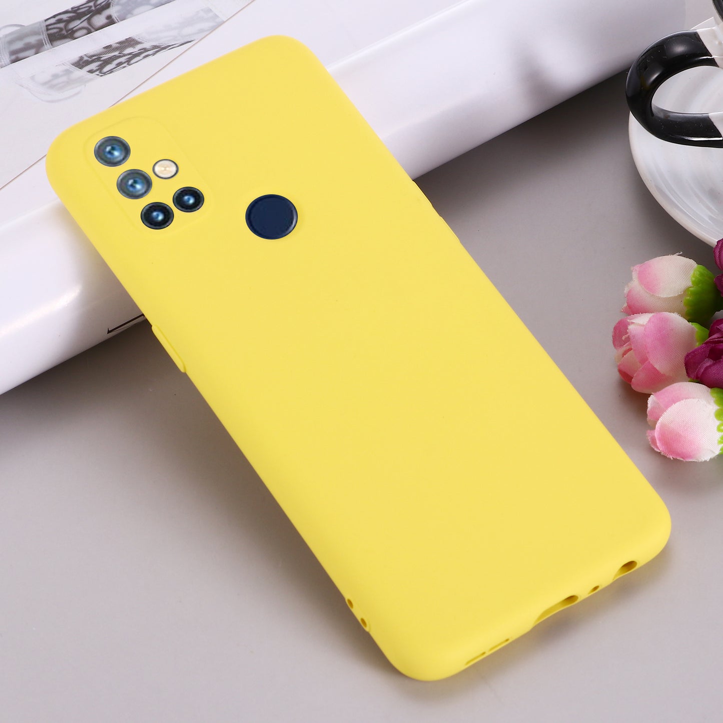 Shockproof Soft Liquid Silicone Phone Case for OnePlus Nord N10 5G