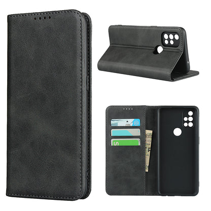 Strong Magnet Leather Wallet Stand Design Phone Cover Case for OnePlus Nord N10 5G