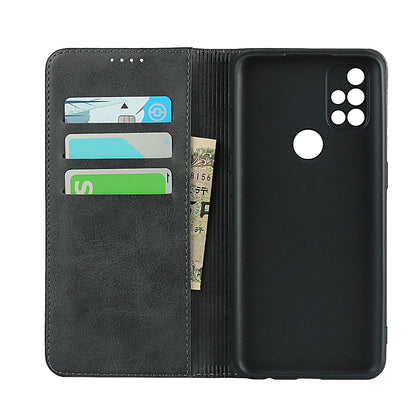 Strong Magnet Leather Wallet Stand Design Phone Cover Case for OnePlus Nord N10 5G