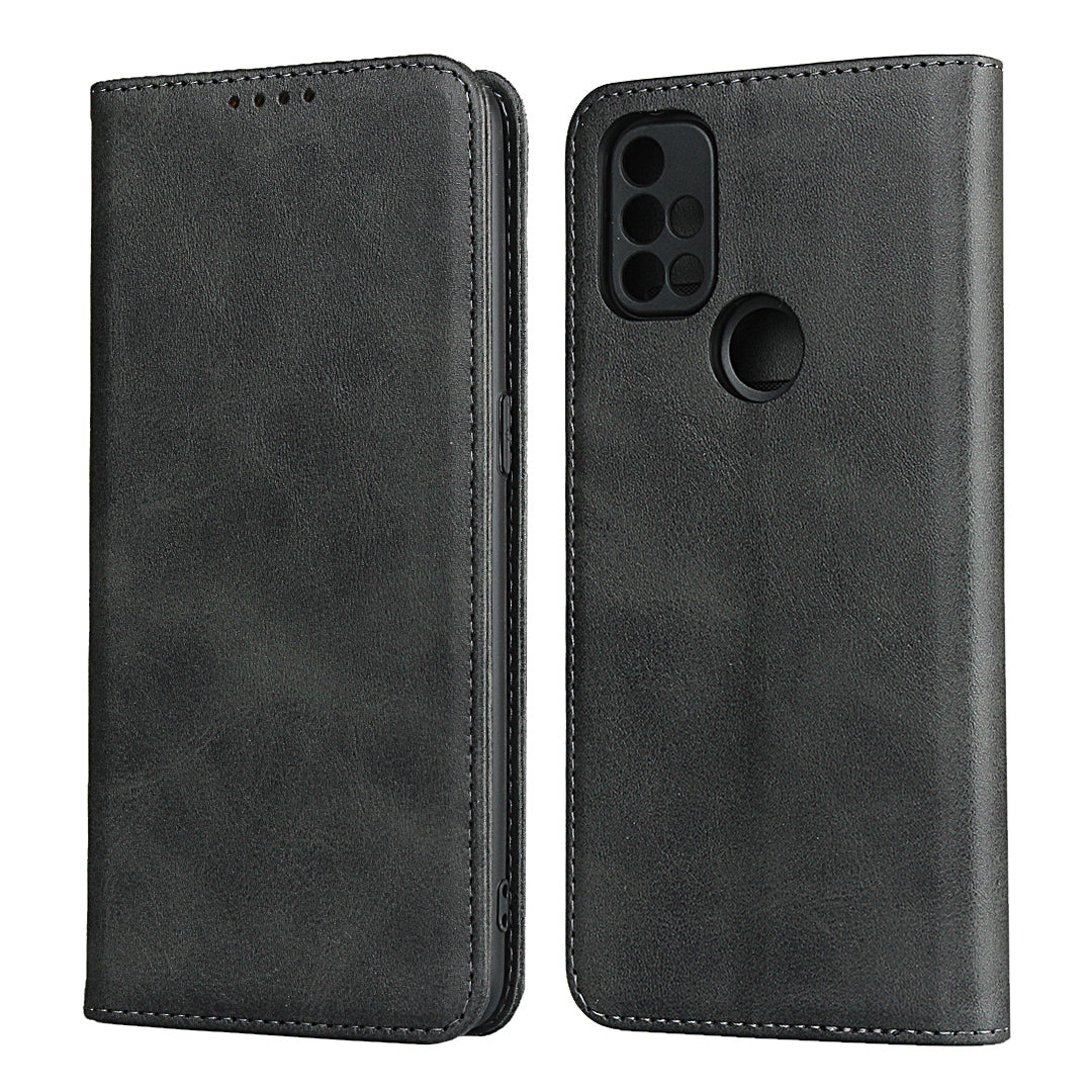 Strong Magnet Leather Wallet Stand Design Phone Cover Case for OnePlus Nord N10 5G