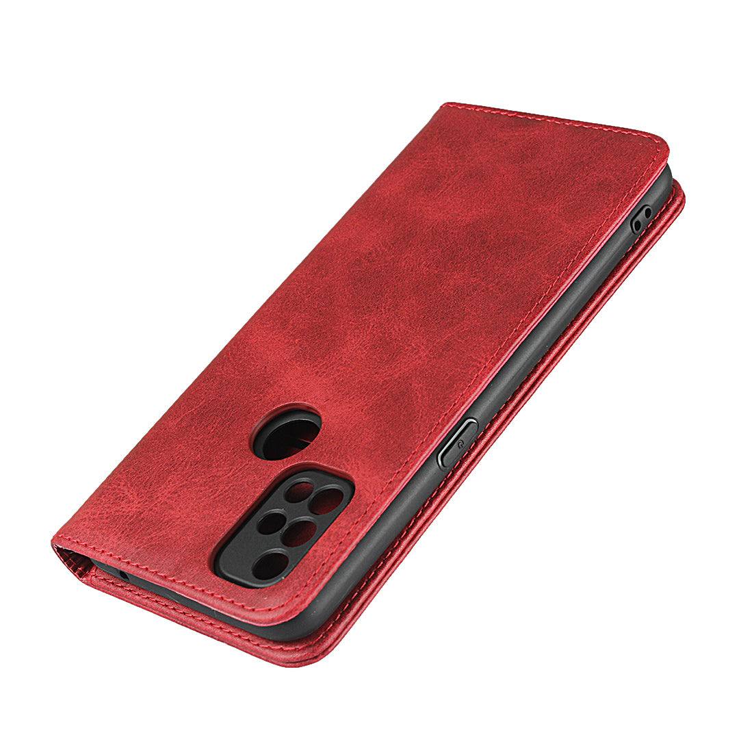 Strong Magnet Leather Wallet Stand Design Phone Cover Case for OnePlus Nord N10 5G