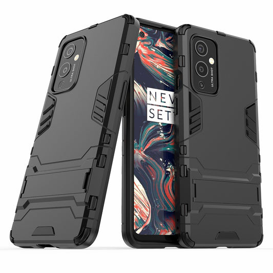 2 in 1 Kickstand Plastic + TPU Hybrid Cover for OnePlus 9 (EU / US Version)