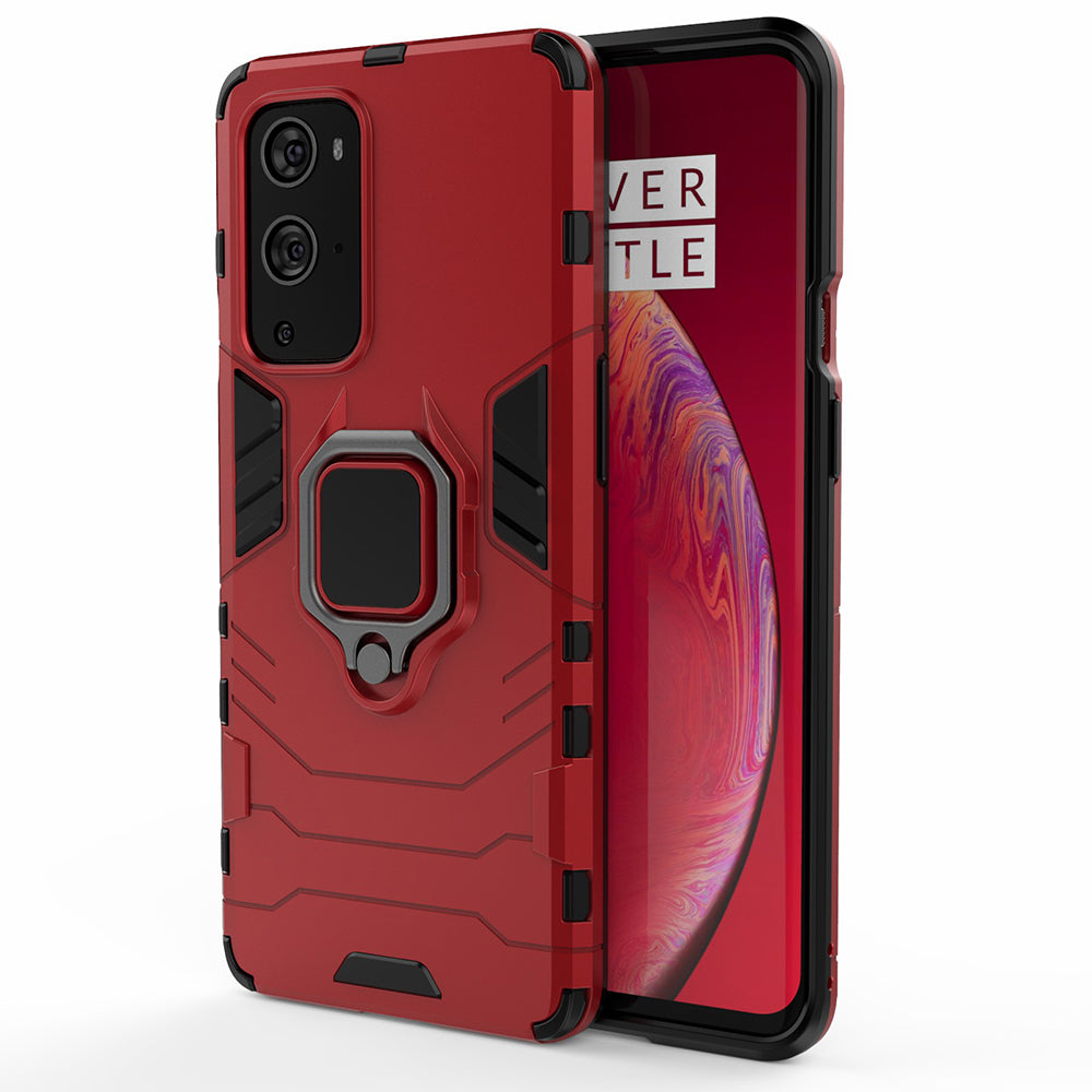 For OnePlus 9 Pro 2 in 1 Cool Guard PC + TPU Hybrid Mobile Case with Kickstand