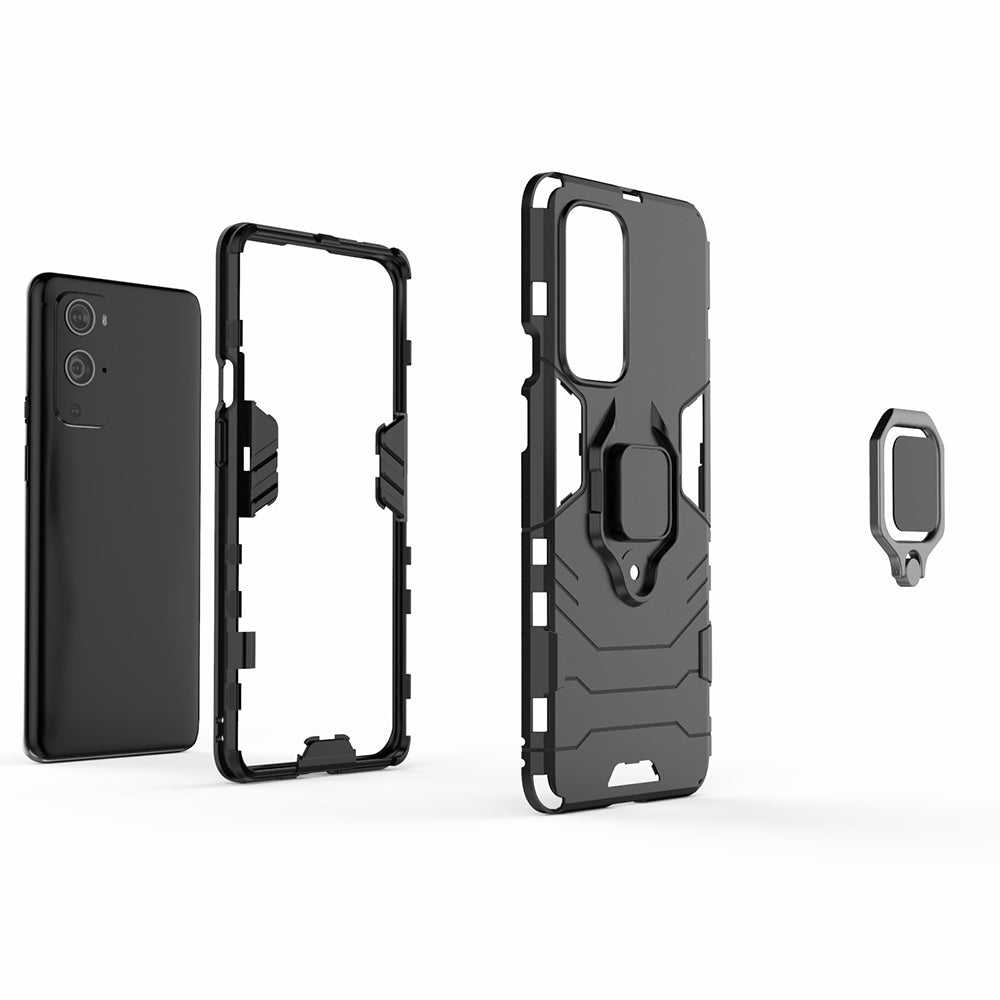 For OnePlus 9 Pro 2 in 1 Cool Guard PC + TPU Hybrid Mobile Case with Kickstand