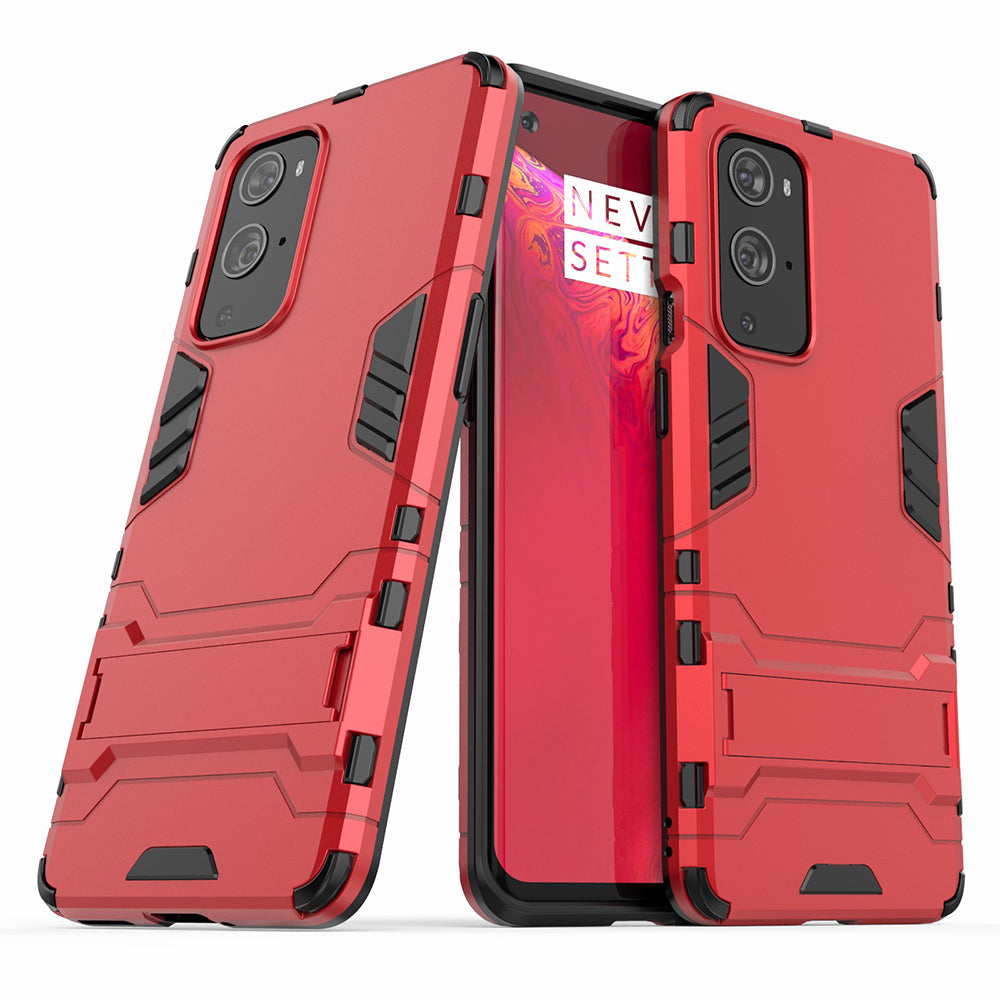 2 in 1 Kickstand Plastic + TPU Hybrid Cover for OnePlus 9 Pro