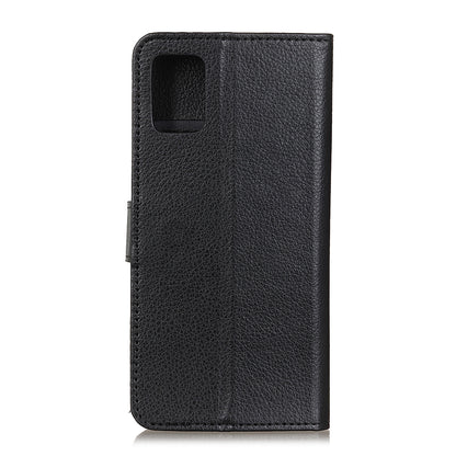 Phone Cover for OnePlus 9 (EU / US Version) Classic Litchi Texture Wallet Stand Leather Case