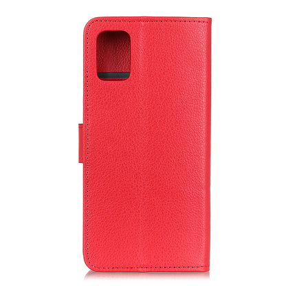 Phone Cover for OnePlus 9 (EU / US Version) Classic Litchi Texture Wallet Stand Leather Case