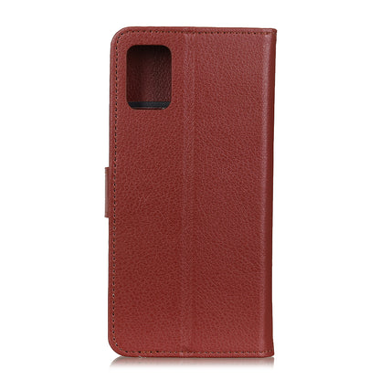 Phone Cover for OnePlus 9 (EU / US Version) Classic Litchi Texture Wallet Stand Leather Case