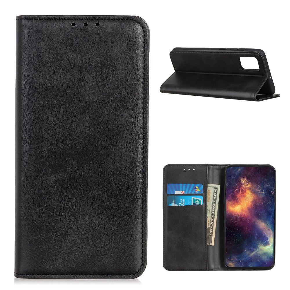 For OnePlus 9 (EU / US Version) Shockproof Phone Case Anti-drop Protective Wallet Shell Folio Flip Cover with Stand