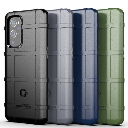 Case for OnePlus 9 Pro Shock-proof Rugged Square Grid Skin TPU Back Shell