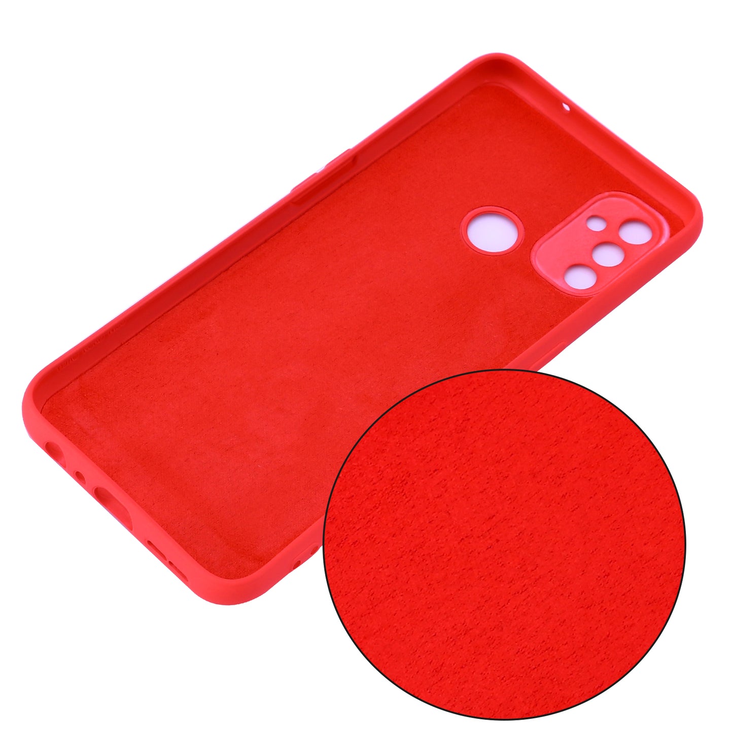 Drop-proof Soft Liquid Silicone Phone Protective Case for OnePlus Nord N100