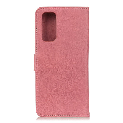 KHAZNEH Retro Style Leather Protector Case Wallet Stand Cover for OnePlus 9 (EU / US Version)