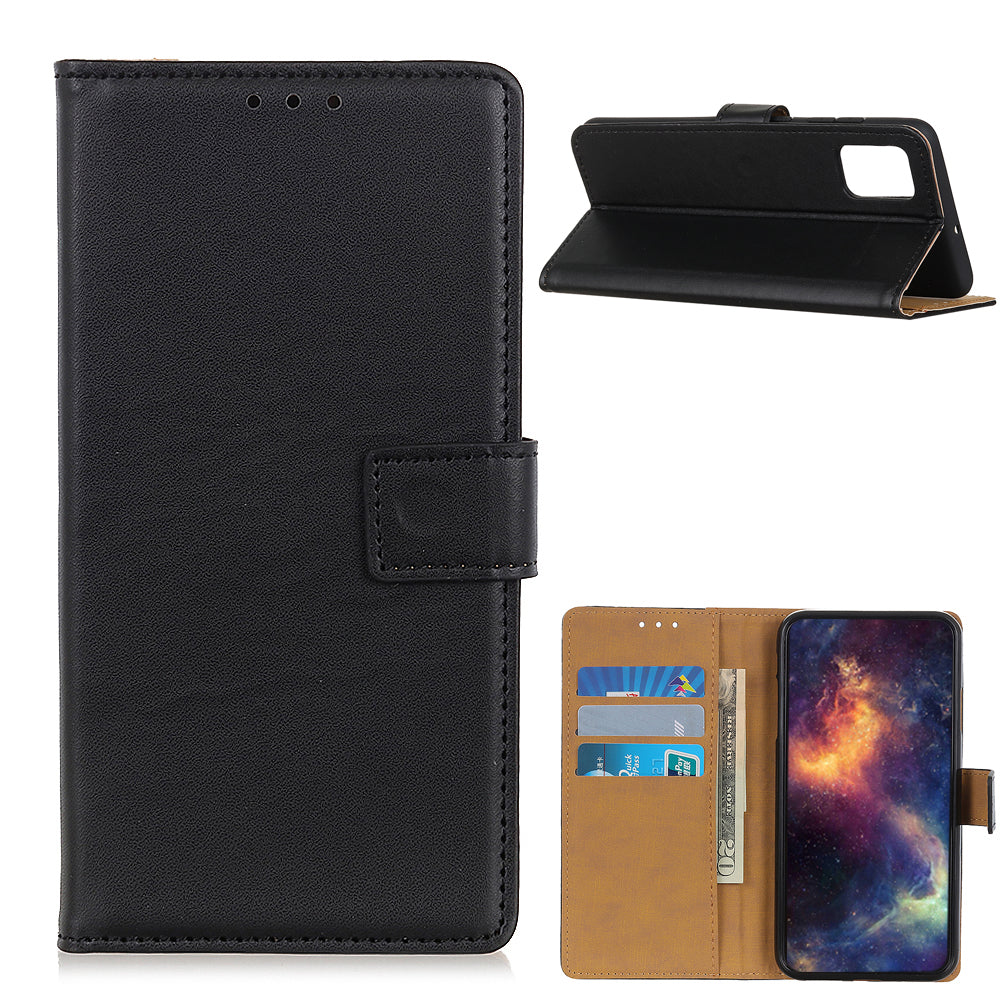 Leather Wallet Stand Mobile Phone Shell for OnePlus 9 Pro Magnetic Clasp Design Case