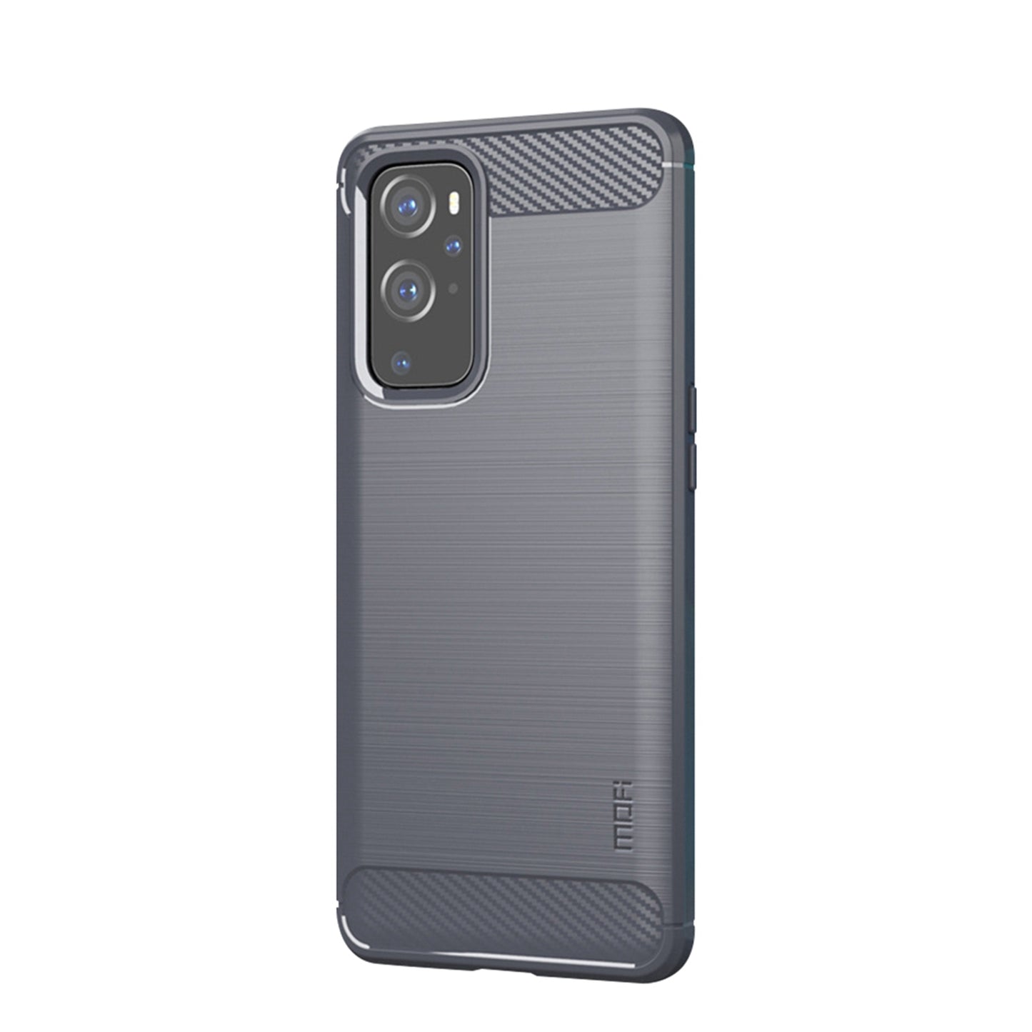 MOFI Carbon Fiber Silica Gel Protective Soft TPU Back Case for OnePlus 9 (EU / US Version)