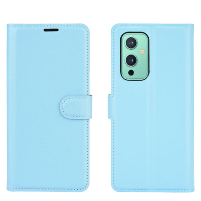 Wallet Design Litchi Texture Leather Phone Stand Cover Protector for OnePlus 9 (EU / US Version)