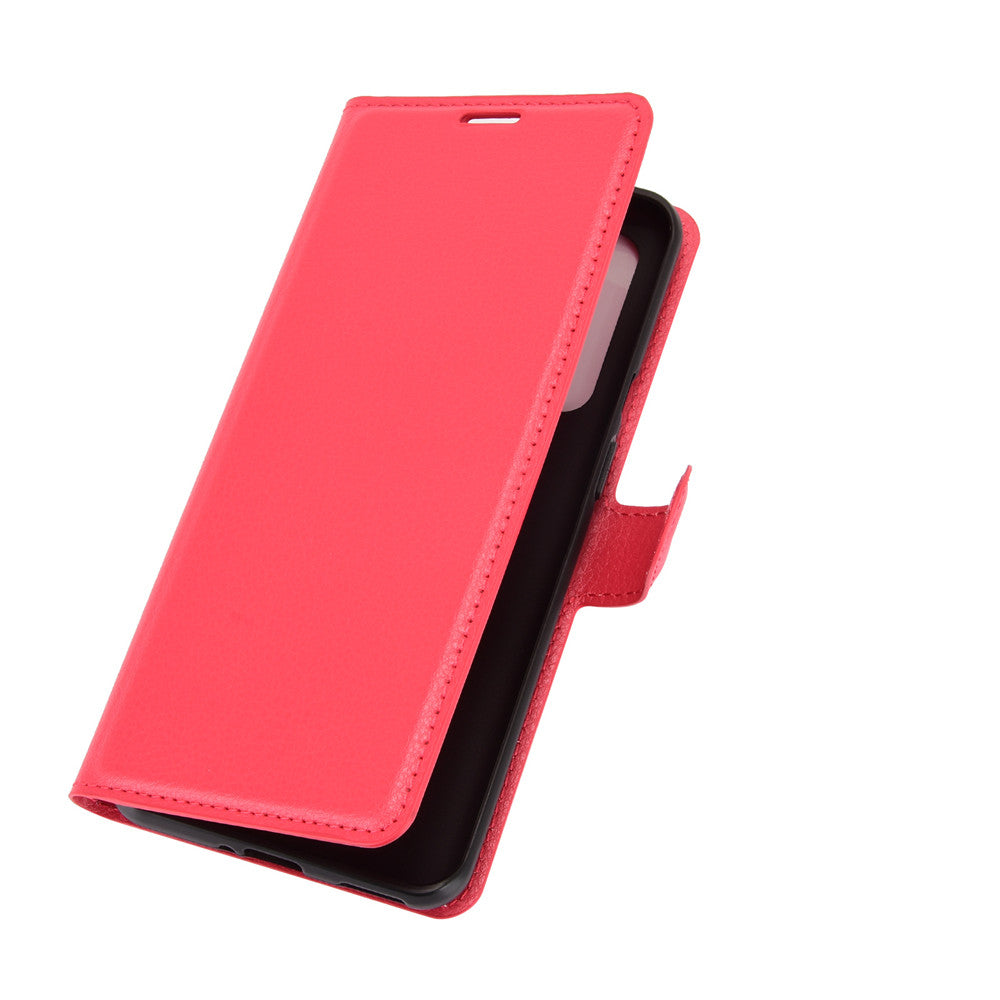 Wallet Design Litchi Texture Leather Phone Stand Cover Protector for OnePlus 9 (EU / US Version)