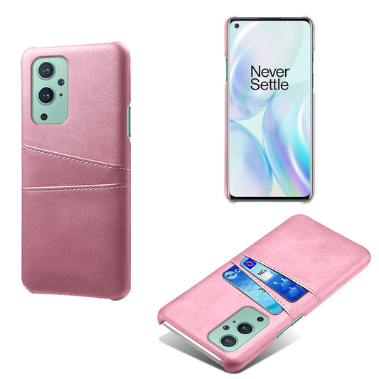 KSQ PU Leather+Plastic Case with 2 Card Slots for OnePlus 9 (EU / US Version)