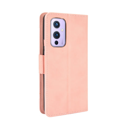 Leather Phone Wallet Design Stand Feature Protective Cover Case with Multiple Card Slots for OnePlus 9 (EU / US Version)