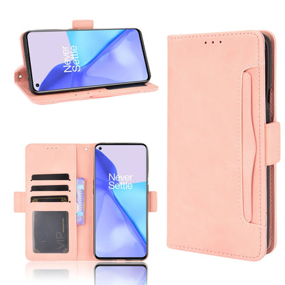 Leather Phone Wallet Design Stand Feature Protective Cover Case with Multiple Card Slots for OnePlus 9 (EU / US Version)