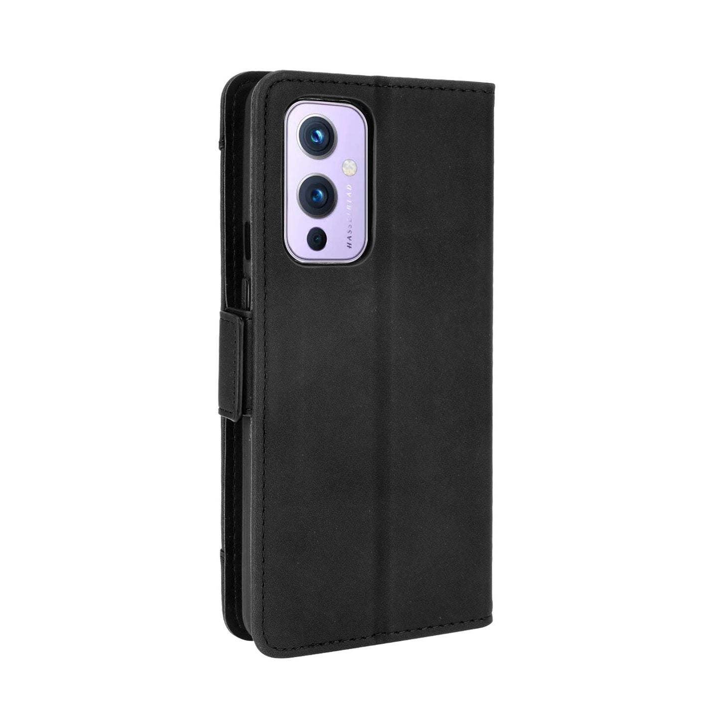 Leather Phone Wallet Design Stand Feature Protective Cover Case with Multiple Card Slots for OnePlus 9 (EU / US Version)