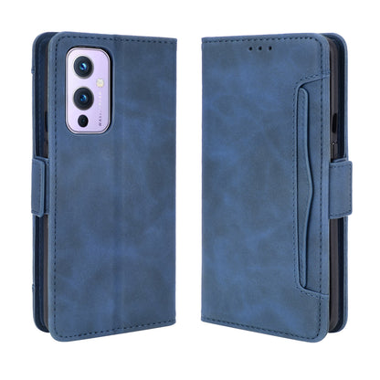 Leather Phone Wallet Design Stand Feature Protective Cover Case with Multiple Card Slots for OnePlus 9 (EU / US Version)