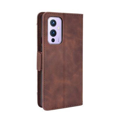 Leather Phone Wallet Design Stand Feature Protective Cover Case with Multiple Card Slots for OnePlus 9 (EU / US Version)