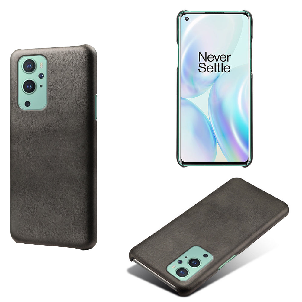 KSQ PU Leather Coated PC Phone Case for OnePlus 9 (EU / US Version) Protector Shell