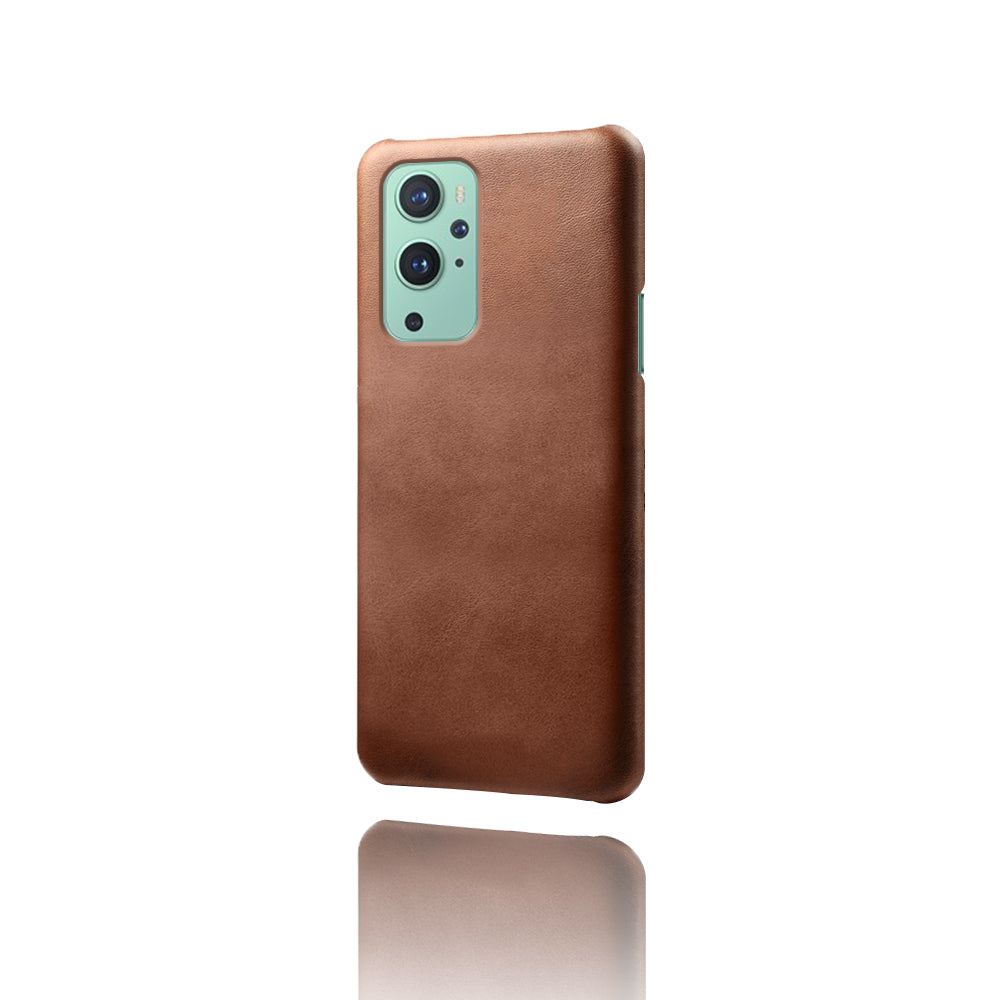 KSQ PU Leather Coated PC Phone Case for OnePlus 9 (EU / US Version) Protector Shell