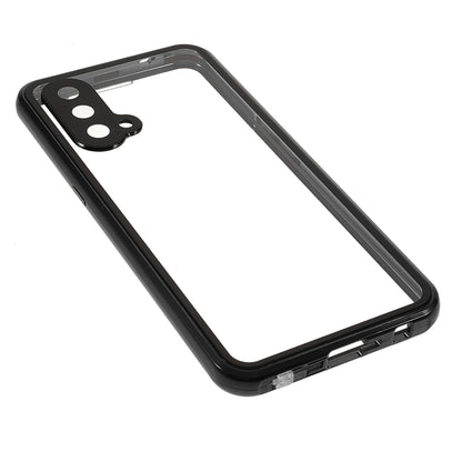 Double Side Tempered Glass Phone Case + Metal Frame with Lock Ultra Clear Cover for OnePlus Nord CE 5G