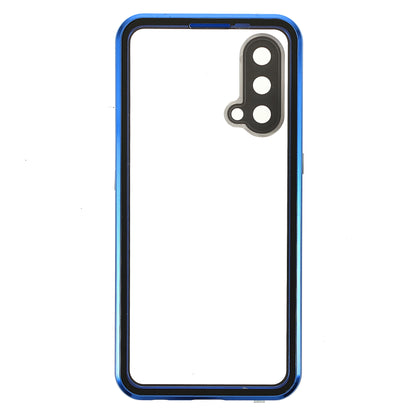 Double Side Tempered Glass Phone Case + Metal Frame with Lock Ultra Clear Cover for OnePlus Nord CE 5G