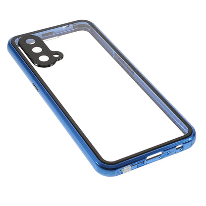 Double Side Tempered Glass Phone Case + Metal Frame with Lock Ultra Clear Cover for OnePlus Nord CE 5G