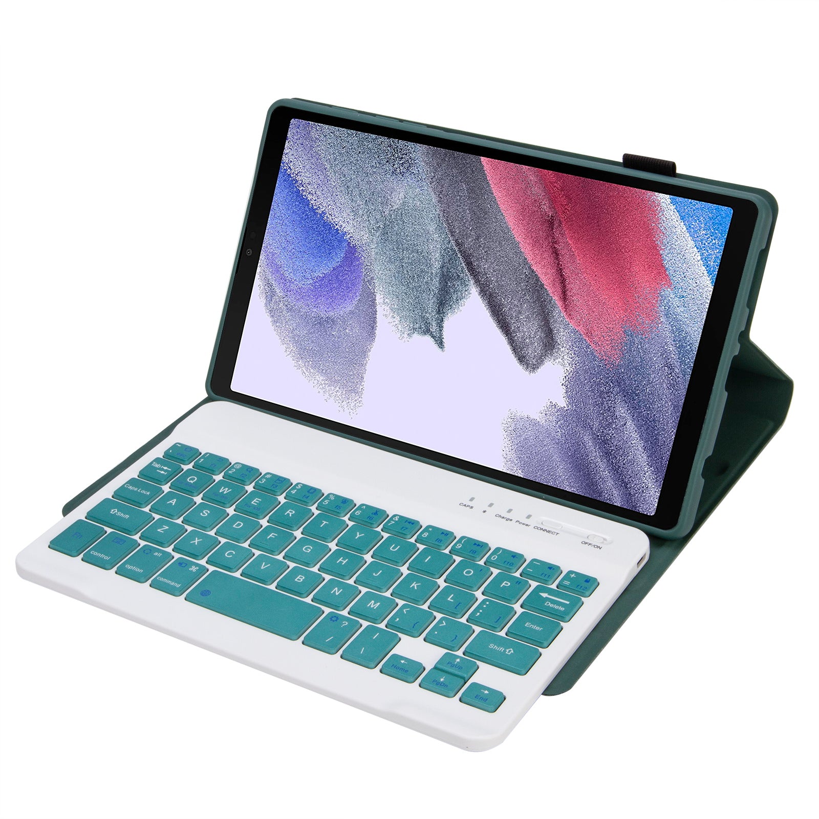 A220 for Samsung Galaxy Tab A7 Lite 8.7-inch T220/T225 Tablet Stand Cover Leather Protective Case + Bluetooth Keyboard